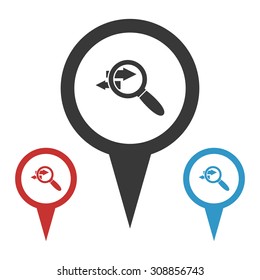 vector illustration of  seo modern icon