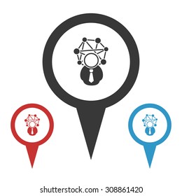 vector illustration of  seo modern icon