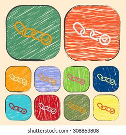 vector illustration of  seo modern icon