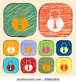 vector illustration of  seo modern icon