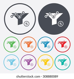 vector illustration of  seo modern icon