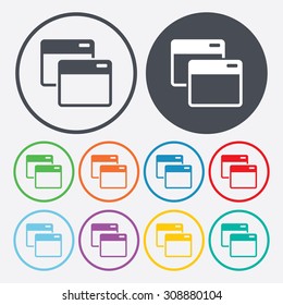 vector illustration of  seo modern icon