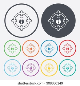 vector illustration of  seo modern icon