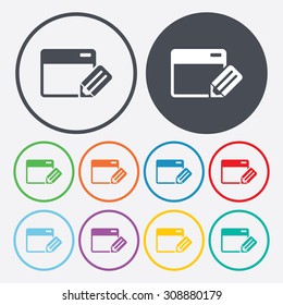 vector illustration of  seo modern icon