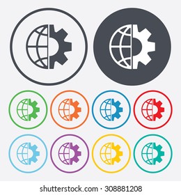 vector illustration of  seo modern icon