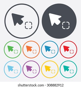 vector illustration of  seo modern icon
