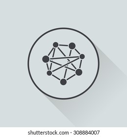 vector illustration of  seo modern icon