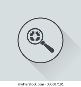 vector illustration of  seo modern icon