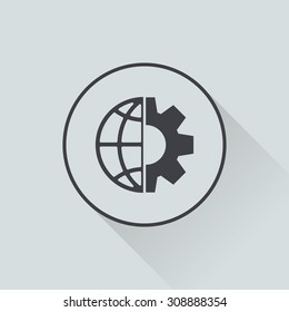 vector illustration of  seo modern icon