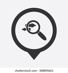 vector illustration of  seo modern icon