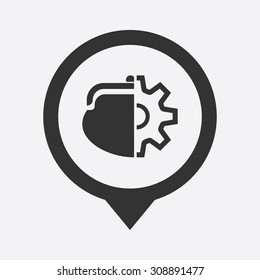 vector illustration of  seo modern icon