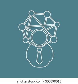 vector illustration of  seo modern icon