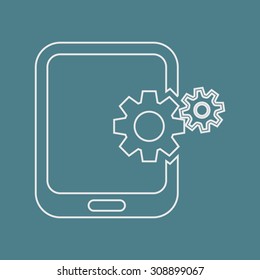 vector illustration of  seo modern icon