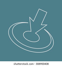vector illustration of  seo modern icon