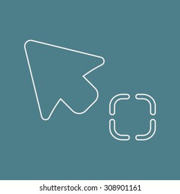 vector illustration of  seo modern icon