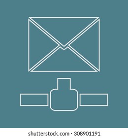 vector illustration of  seo modern icon