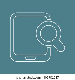 vector illustration of  seo modern icon