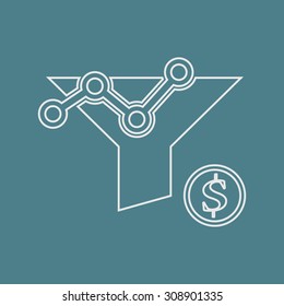 vector illustration of  seo modern icon