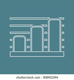vector illustration of  seo modern icon