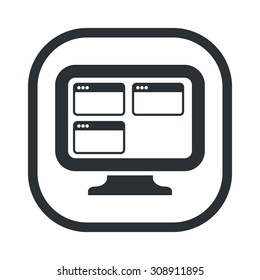 vector illustration of  seo modern icon