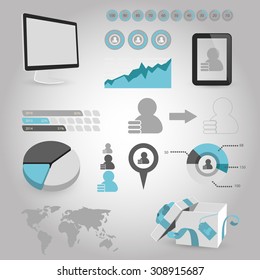 vector illustration of  seo modern icon