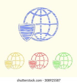 vector illustration of  seo modern icon