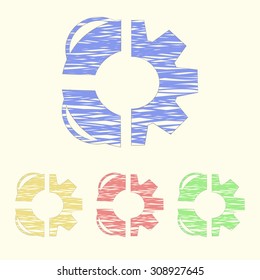vector illustration of  seo modern icon