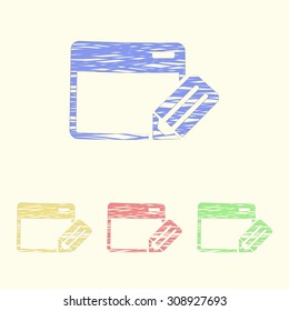 vector illustration of  seo modern icon