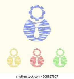 vector illustration of  seo modern icon