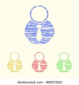 vector illustration of  seo modern icon