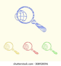 vector illustration of  seo modern icon