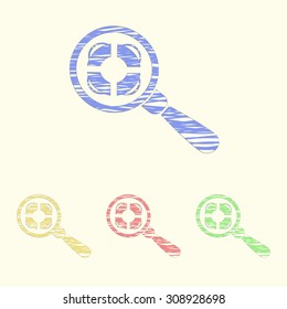 vector illustration of  seo modern icon