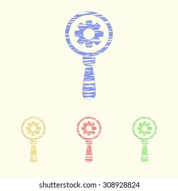 vector illustration of  seo modern icon
