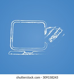 vector illustration of  seo modern icon