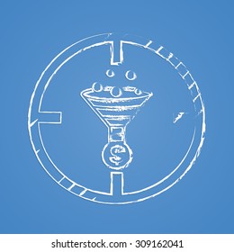 vector illustration of  seo modern icon