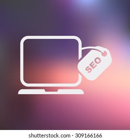 vector illustration of  seo modern icon