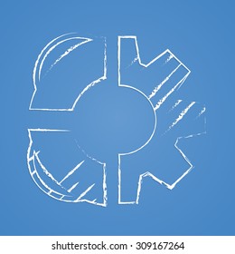 vector illustration of  seo modern icon