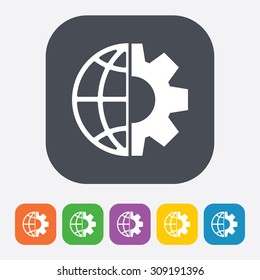 vector illustration of  seo modern icon