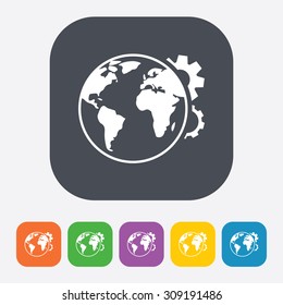 vector illustration of  seo modern icon