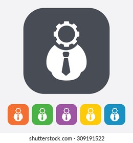 vector illustration of  seo modern icon