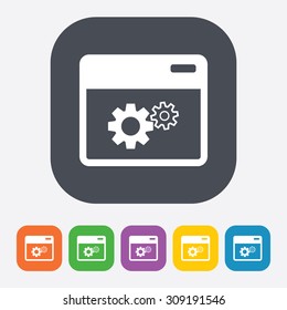 vector illustration of  seo modern icon