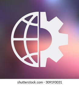 vector illustration of  seo modern icon