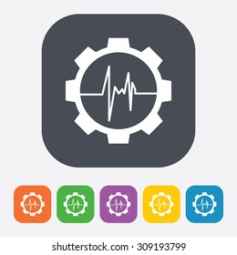vector illustration of  seo modern icon
