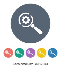 vector illustration of  seo modern icon
