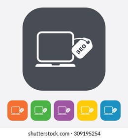 vector illustration of  seo modern icon