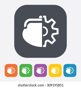 vector illustration of  seo modern icon