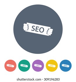 vector illustration of  seo modern icon