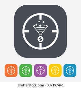 vector illustration of  seo modern icon