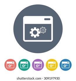vector illustration of  seo modern icon