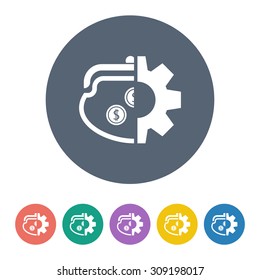 vector illustration of  seo modern icon